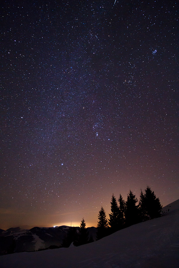 Milky way over Rakytov