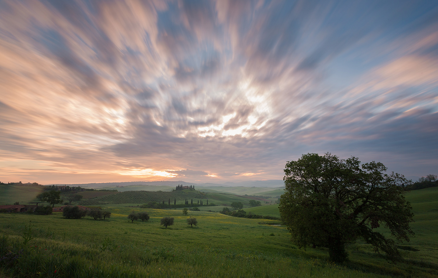 At full speed, Tuscany