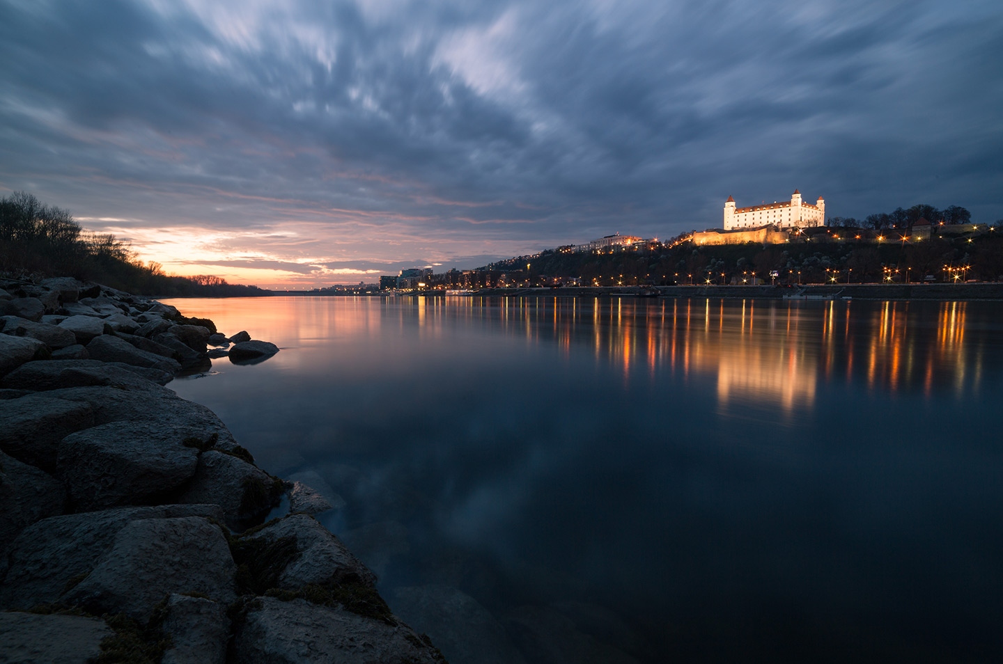 Bratislava after sunset