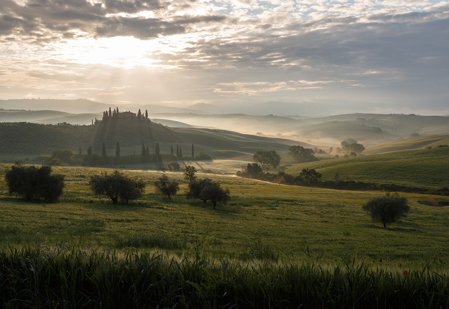 Rays of magic, Tuscany