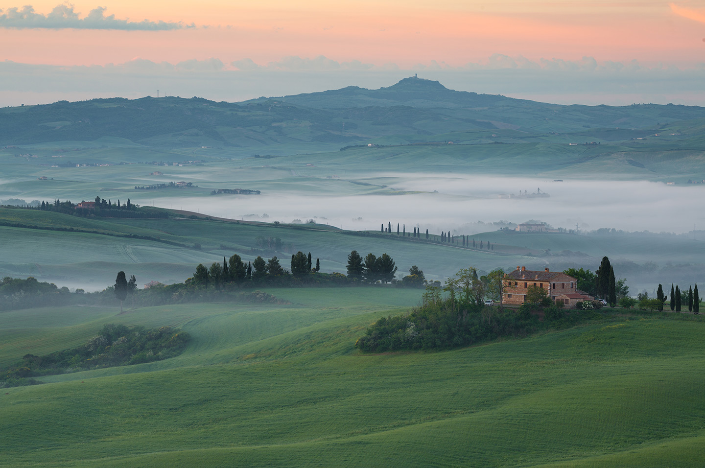 Sleepy Tuscan countryside, Tuscany